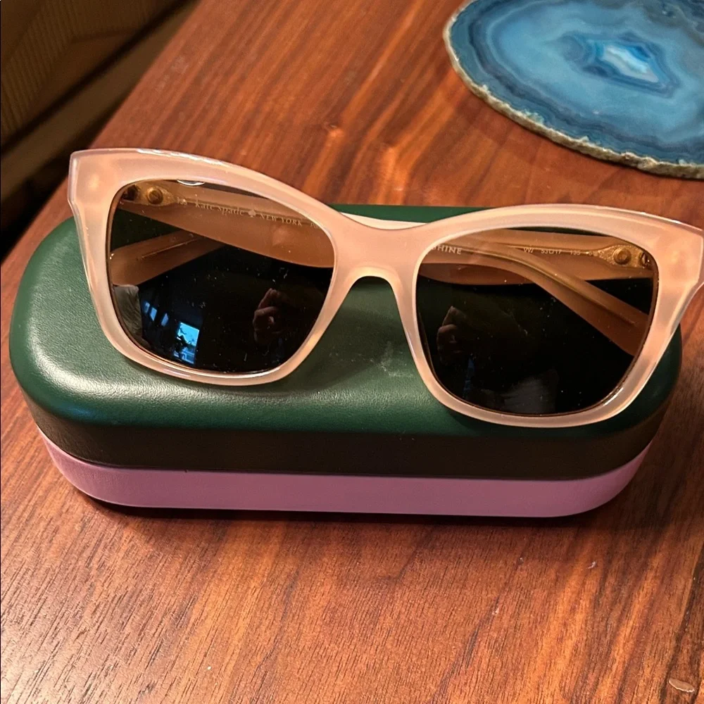 Kate Spade JENAE light pink sunglasses - Picture 2 of 5